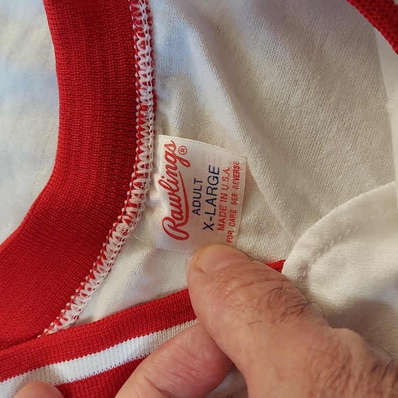 Vintage Cincinnati Reds Baseball Jersey XL Rawlings Purchased Around 1990 - Picture 5 of 5